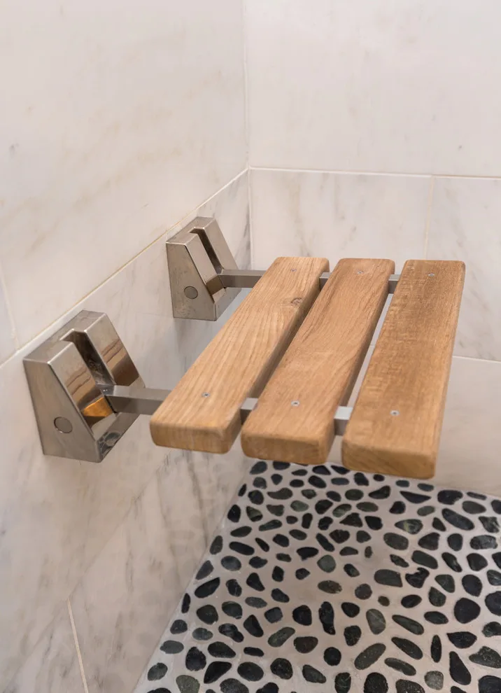 Stunning Marble Luxury Bathroom by Red House Remodeling - Photo 2