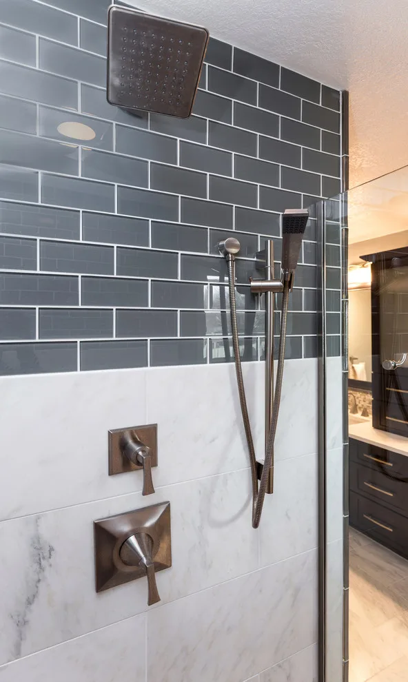 Stunning Marble Luxury Bathroom by Red House Remodeling - Photo 3