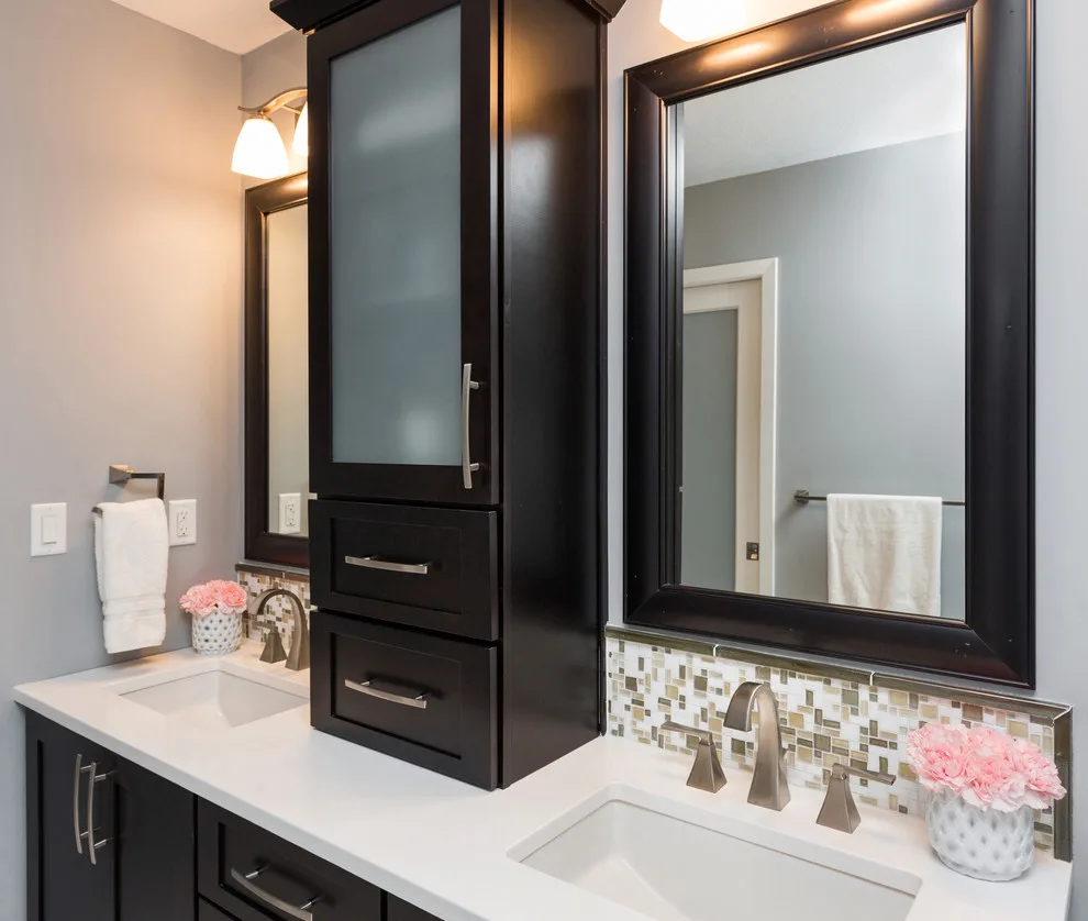 Stunning Marble Luxury Bathroom by Red House Remodeling - Photo 12