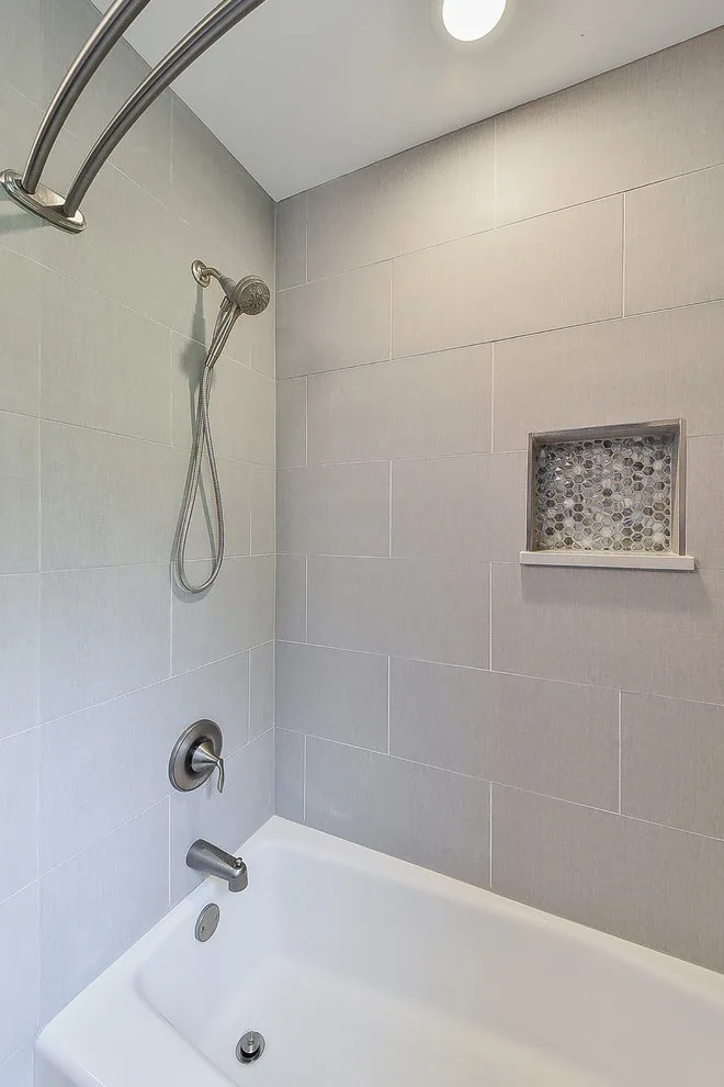 Master and Hall Bathroom Renovations by Sebring Design Build - Photo 9