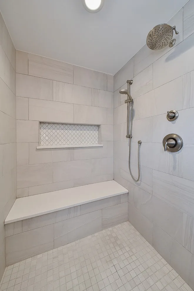 Master and Hall Bathroom Renovations by Sebring Design Build - Photo 7