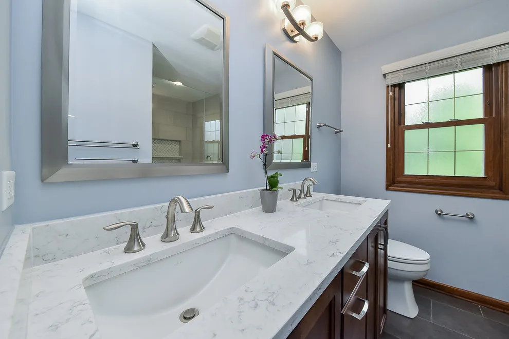 Master and Hall Bathroom Renovations by Sebring Design Build - Photo 8