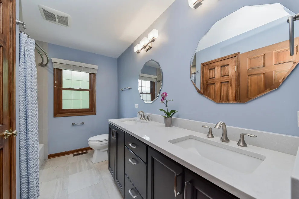 Master and Hall Bathroom Renovations by Sebring Design Build - Photo 11