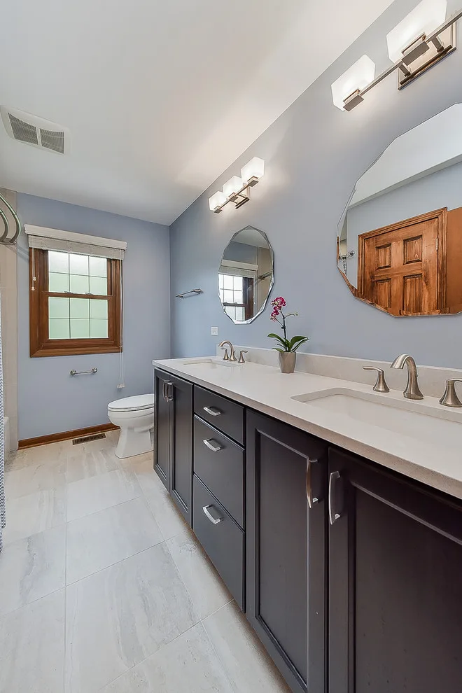 Master and Hall Bathroom Renovations by Sebring Design Build - Photo 4