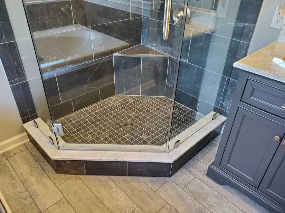 Luxury Bathroom and Tailored Shower by Maddrix Contracting LLC - Photo 2