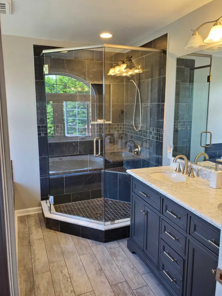 Luxury Bathroom and Tailored Shower by Maddrix Contracting LLC - Photo 5