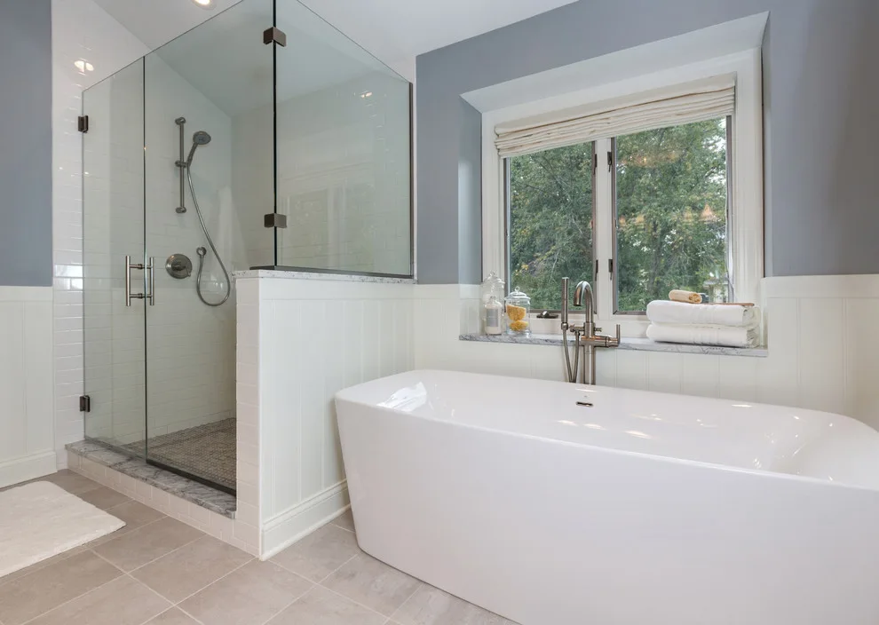 Transitional Style Master Bath Expansion by Red House Remodeling - Photo 5