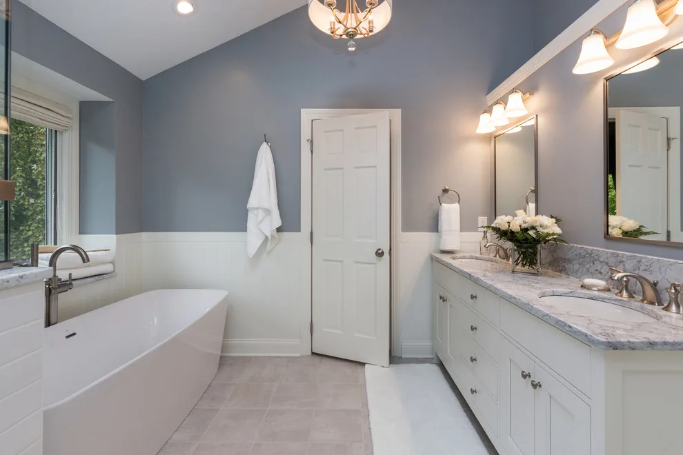 Transitional Style Master Bath Expansion by Red House Remodeling - Photo 4