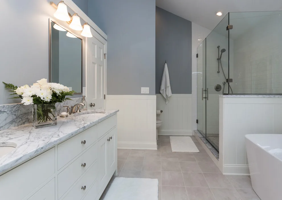 Transitional Style Master Bath Expansion by Red House Remodeling - Photo 9