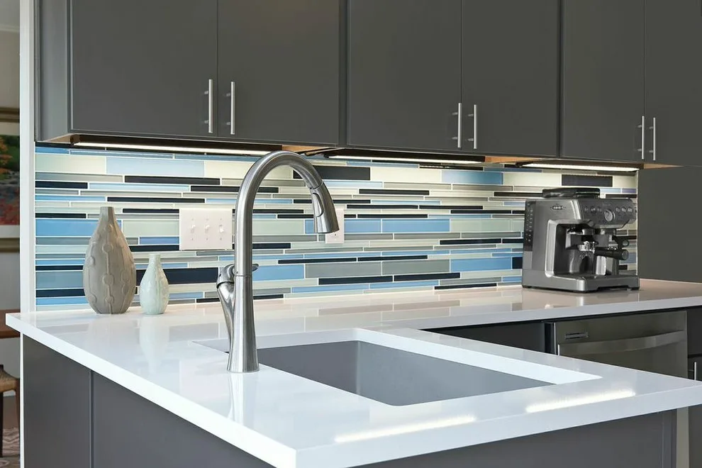 Forest Oaks Midcentury Modern Kitchen by Virtuoso Builders - Photo 12