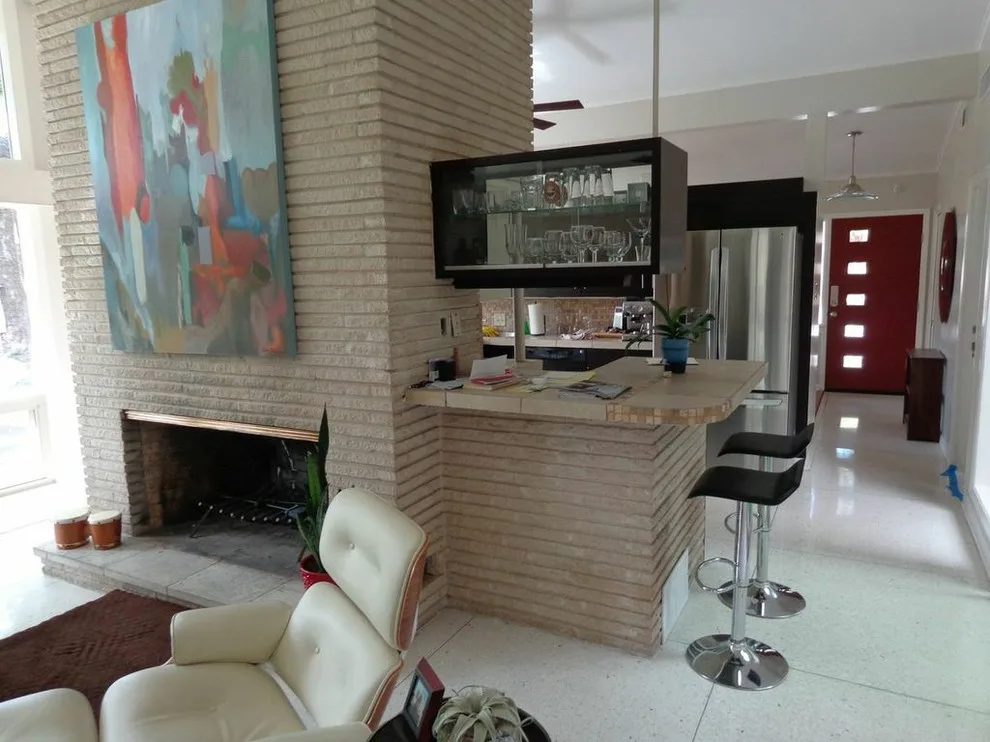 Forest Oaks Midcentury Modern Kitchen by Virtuoso Builders - Photo 8
