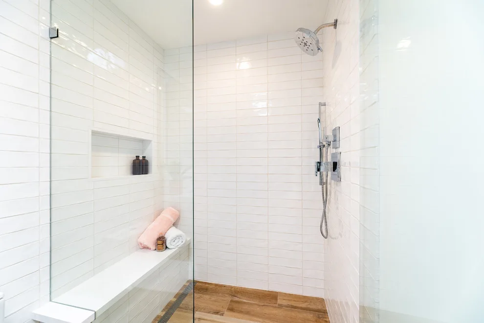 Sleek White Bathrooms by JRP Design & Remodel - Photo 6