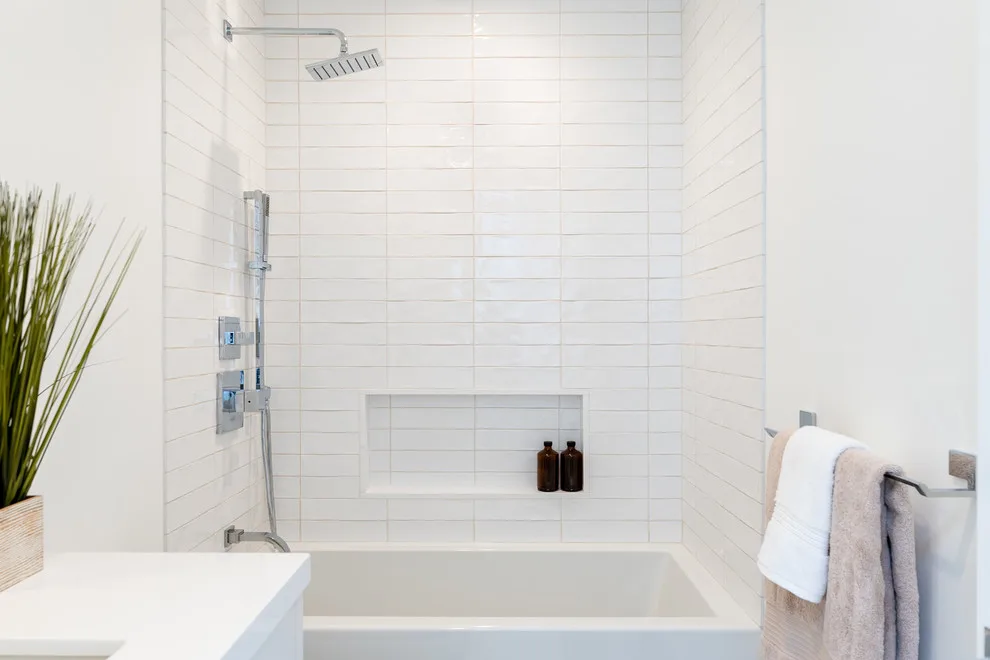 Sleek White Bathrooms by JRP Design & Remodel - Photo 5