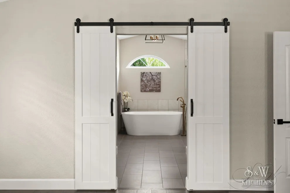Contemporary and Sophisticated Master Bath by Sarah Kraus Bartelson - S&W Kitchens - Photo 6
