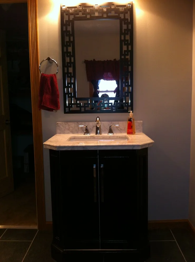 Contemporary Asian-Inspired Bathroom by Midwest Remodeling - Photo 3