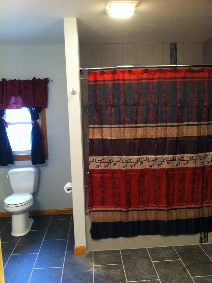 Contemporary Asian-Inspired Bathroom by Midwest Remodeling - Photo 2