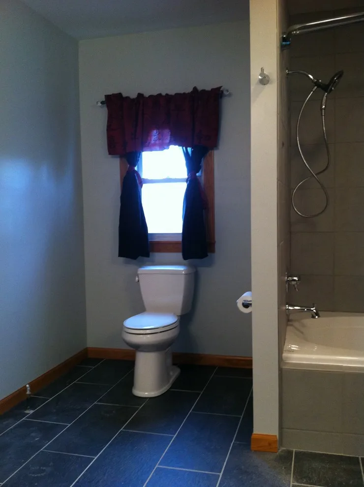 Contemporary Asian-Inspired Bathroom by Midwest Remodeling - Photo 7