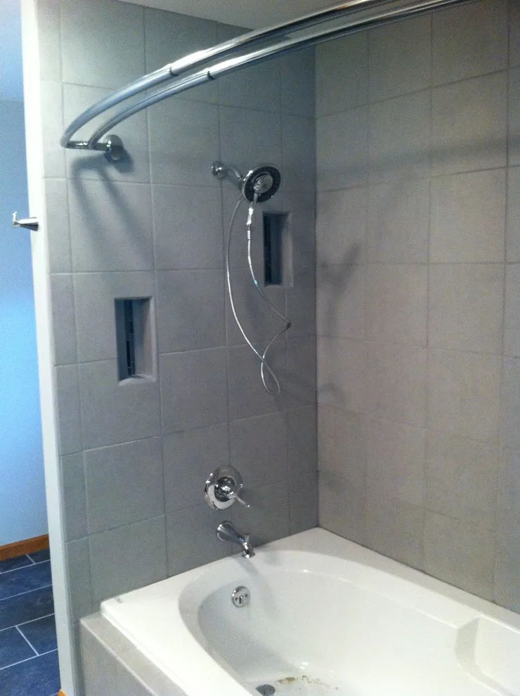 Contemporary Asian-Inspired Bathroom by Midwest Remodeling - Photo 8