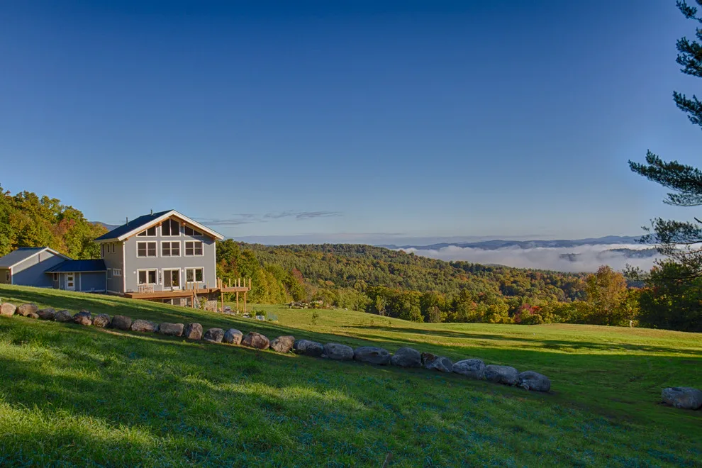 Contemporary Timber Frame Barn Residence in Vermont by Davis Frame Company - Photo 2