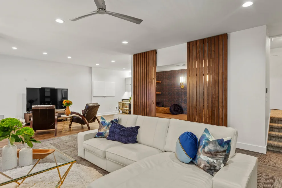 Contemporary Basement Remodel by Owen Homes LLC - Photo 7