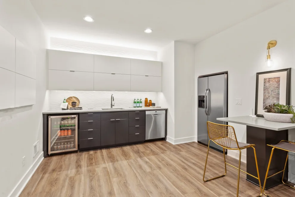 Contemporary Basement Remodel by Owen Homes LLC - Photo 9