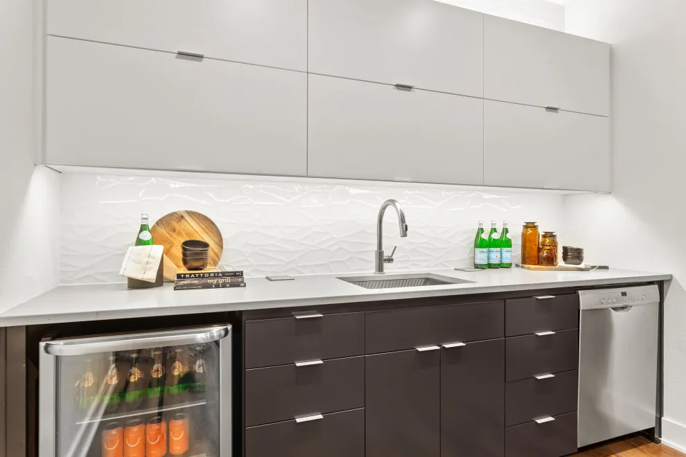 Contemporary Basement Remodel by Owen Homes LLC - Photo 8