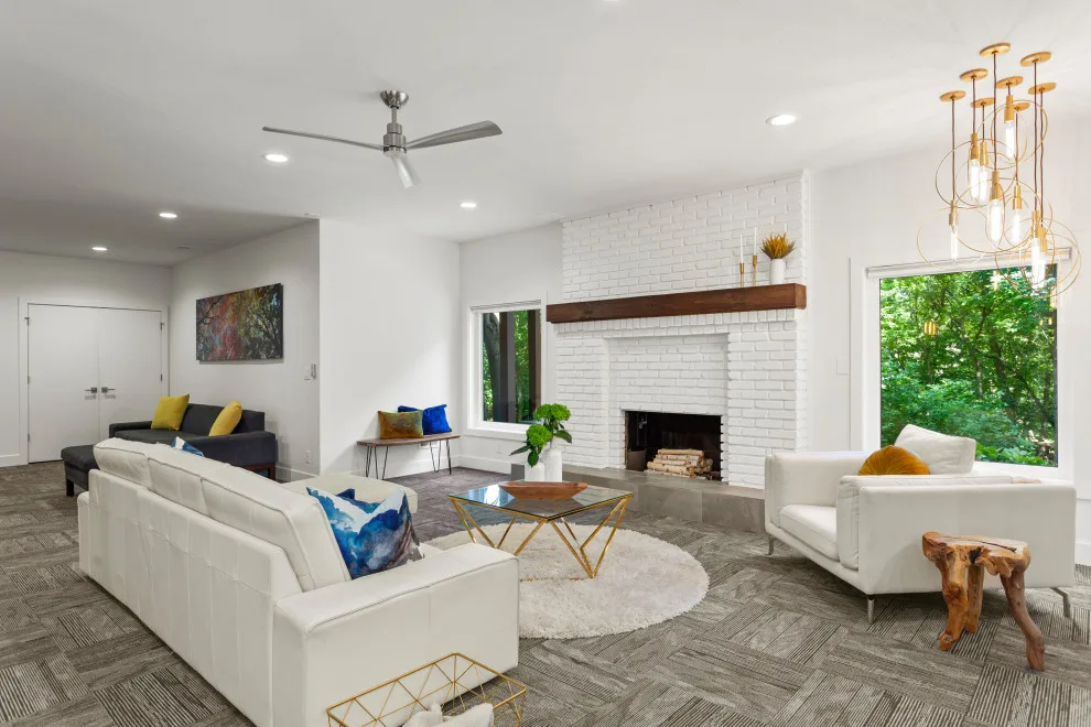 Contemporary Basement Remodel by Owen Homes LLC - Photo 6