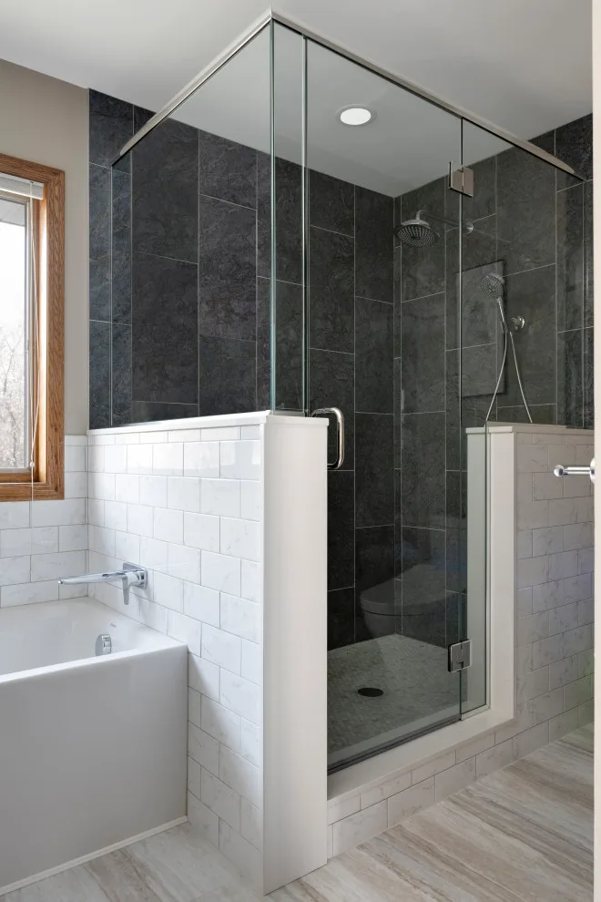 Contemporary Bathroom by Wise Design & Remodel LLC - Photo 9