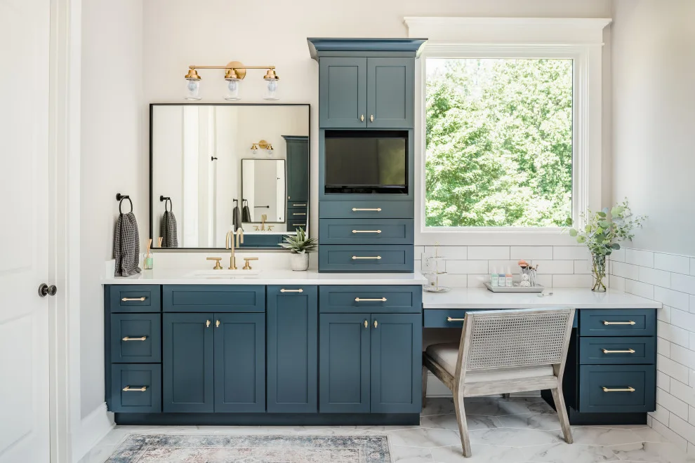 Contemporary Bath Makeover by Craft And Trade Renovations LLC - Photo 31