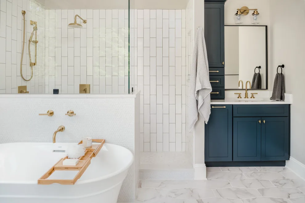 Contemporary Bath Makeover by Craft And Trade Renovations LLC - Photo 17