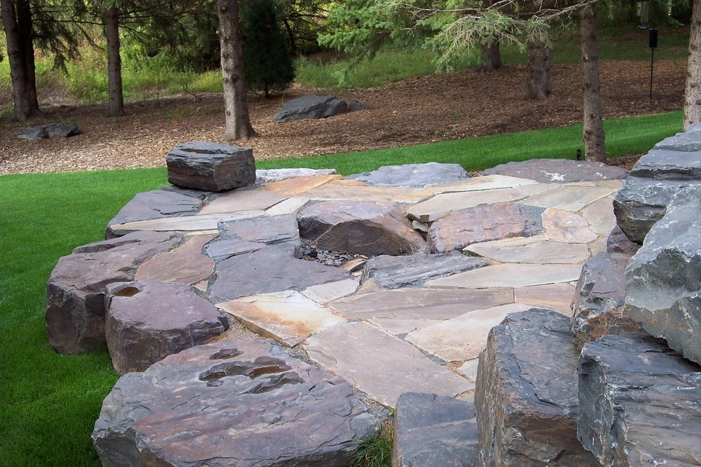 Stone Backdrop by Landscape Renovations, Inc. - Photo 3