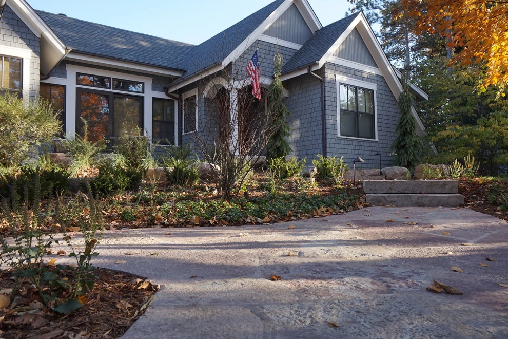 Rustic Landscape by Landscape Renovations, Inc. - Photo 3