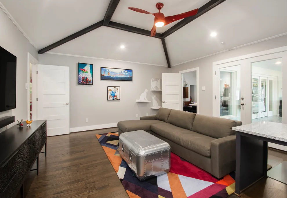 Contemporary Living Space - Dallas by EURO Design Build - Photo 5