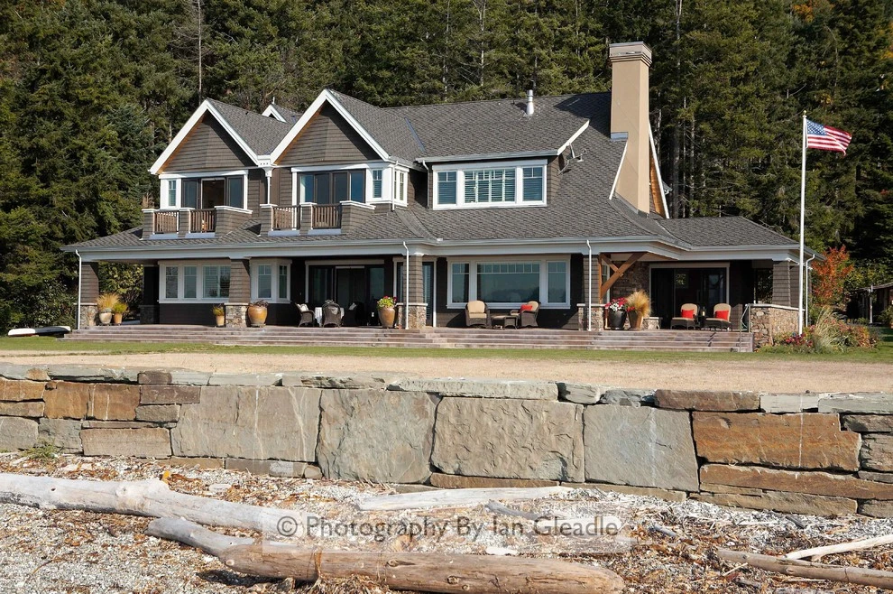 Breezy Point Waterfront Landscape, Camano Island, WA by Lankford Associates Landscape Architects - Photo 6