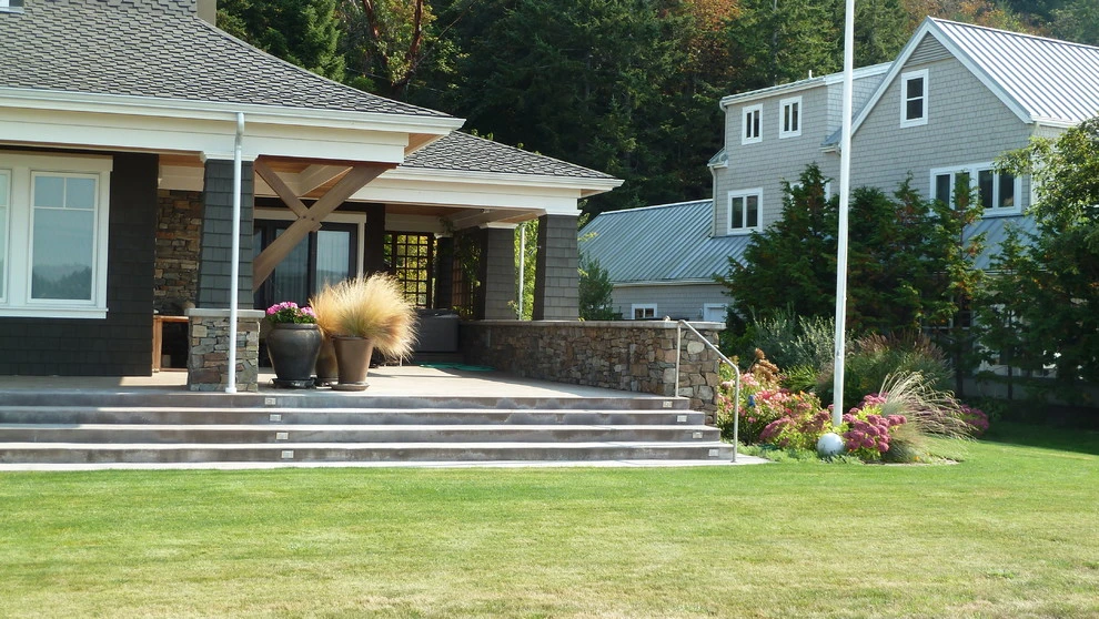 Breezy Point Waterfront Landscape, Camano Island, WA by Lankford Associates Landscape Architects - Photo 9