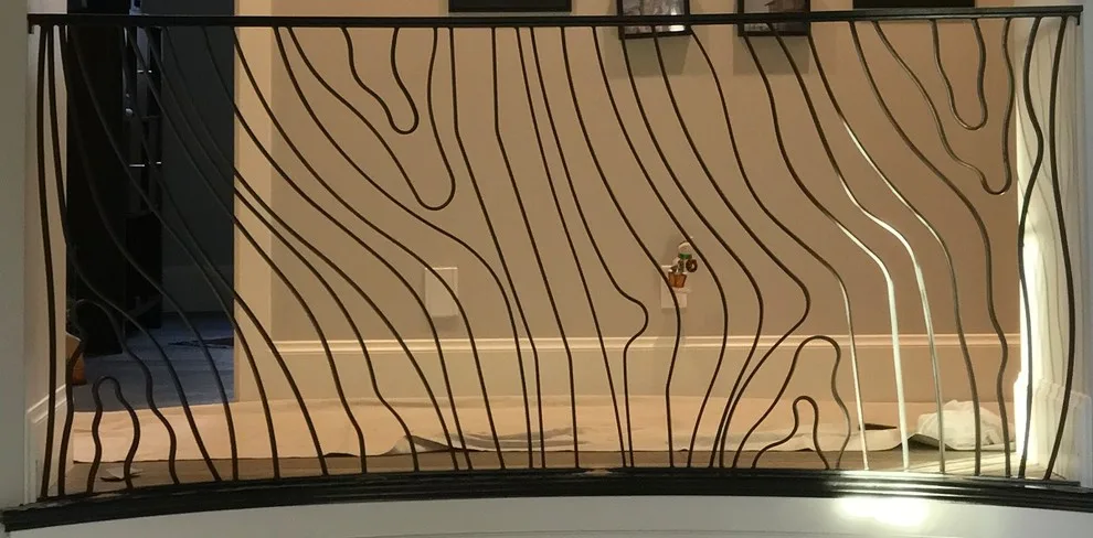 Contemporary Interior Railings by Naddour's Custom Metalworks/Baltic Iron Doors - Photo 4
