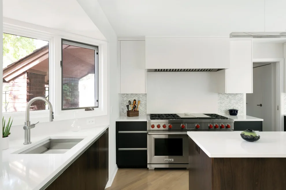 Contemporary Kitchen Renovation by Bluestem Remodeling - Photo 3