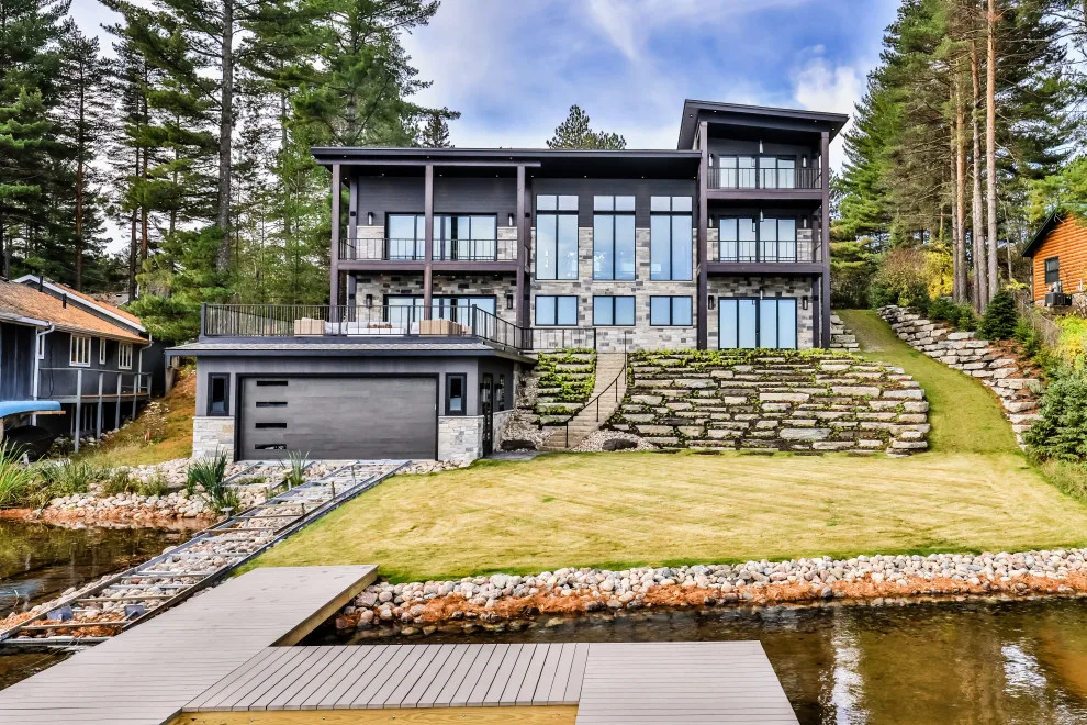 Contemporary Lakeside Retreat by Schultz Building Inc - Photo 52