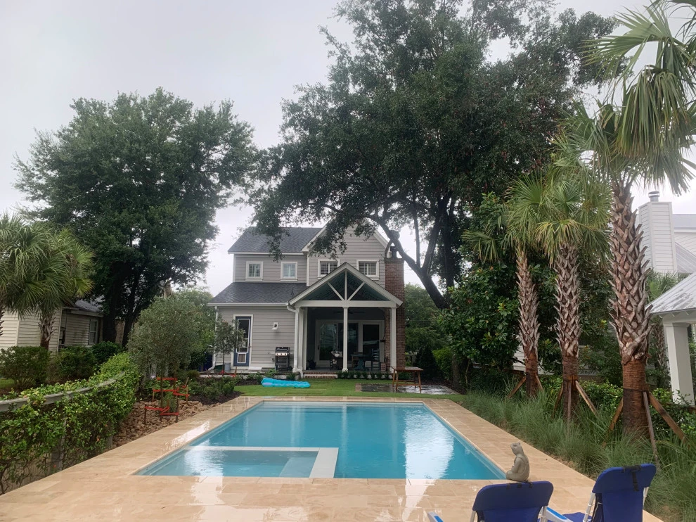 Mount Pleasant, Old Village - Modern Classic with a Pool by Linda Greenberg Landscape & Design, LLC - Photo 3