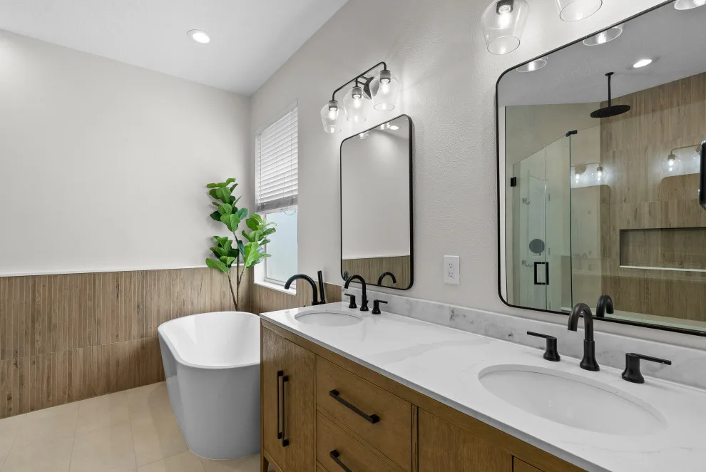 Contemporary Natural Spa Bathroom by Revive Design And Renovation - Photo 4