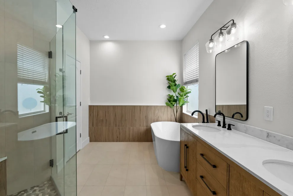 Contemporary Natural Spa Bathroom by Revive Design And Renovation - Photo 3