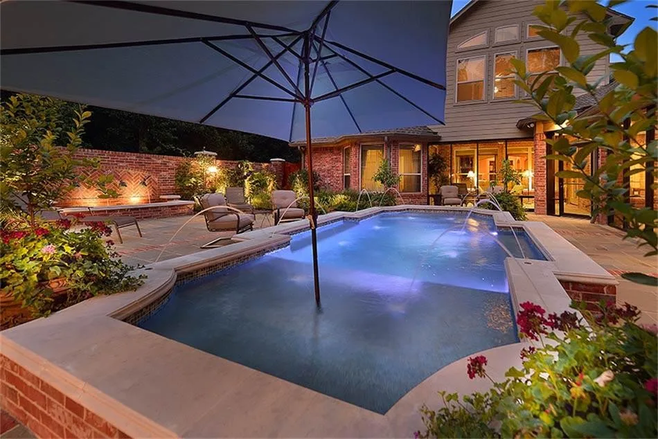 Decorative Concrete Patios with Outdoor Lighting by Outer Image Design - Photo 10