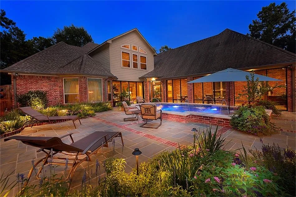 Decorative Concrete Patios with Outdoor Lighting by Outer Image Design - Photo 11