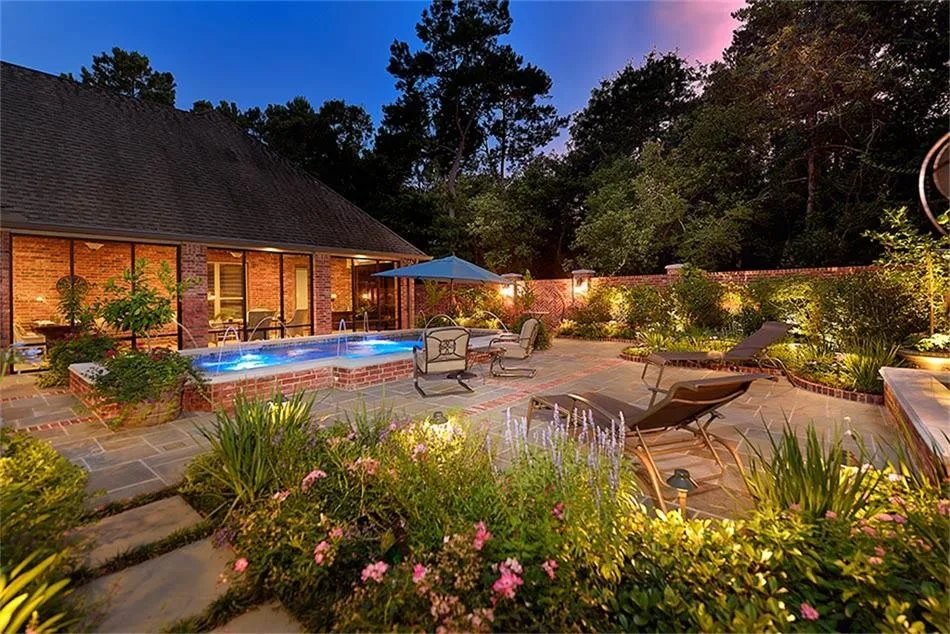 Decorative Concrete Patios with Outdoor Lighting by Outer Image Design - Photo 3