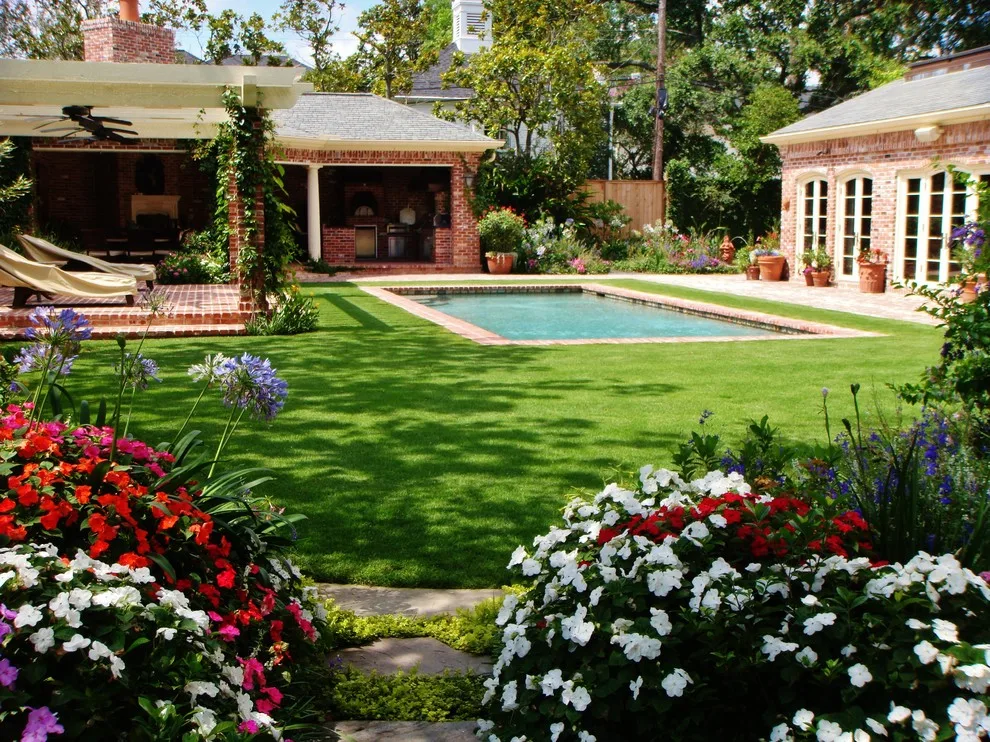 Decorative Concrete Patios with Outdoor Lighting by Outer Image Design - Photo 9