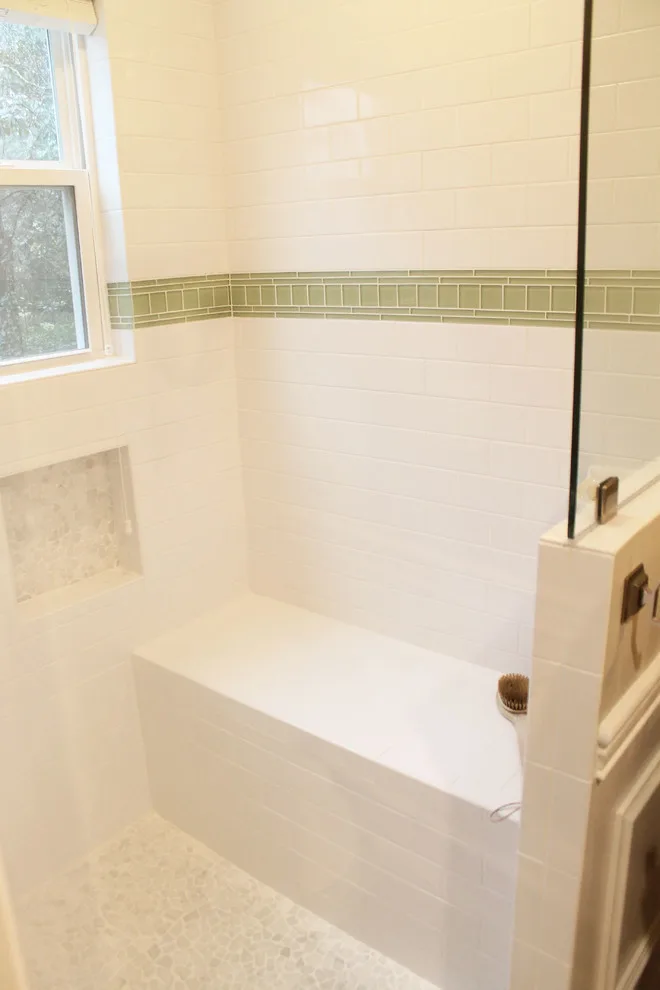 Contemporary/Rustic Bathroom Revamp by J Brewer And Associates, INC. - Photo 5