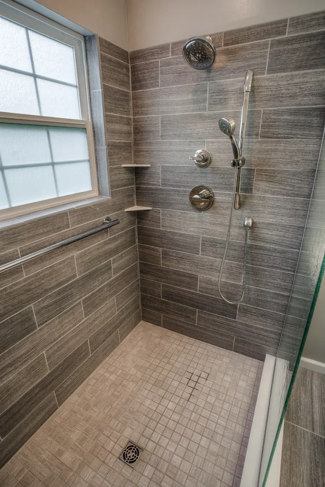 Contemporary Spa Primary Bathroom by Riverside Construction, LLC - Photo 3