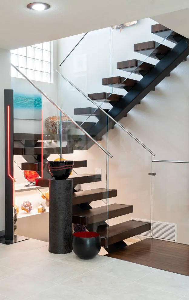 Contemporary Stairway by Desert Earth And Wood, LLC - Photo 3