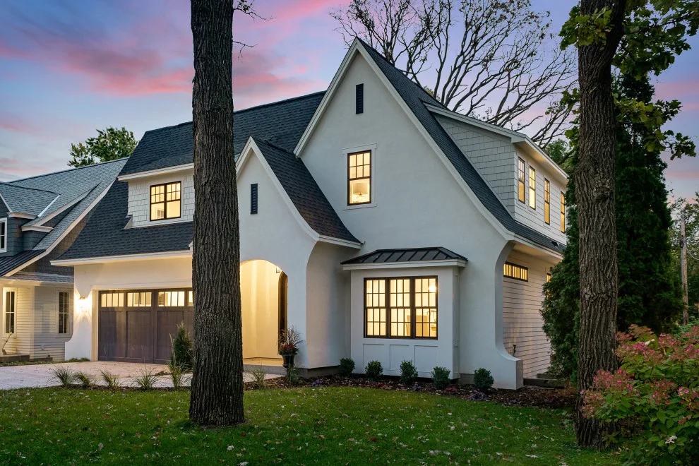 Contemporary Stucco Tudor by TRIO Design And Build - Photo 17