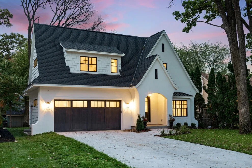 Contemporary Stucco Tudor by TRIO Design And Build - Photo 5
